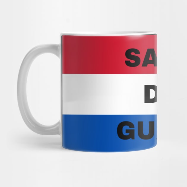 Salto del Guairá City in Paraguay Flag Colors by aybe7elf